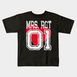 Mrs RGT Misses Right Girlfriend Love Heart Kids T-Shirt